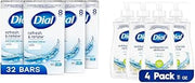 Dial Antibacterial Bar Soap 32 Pack & Liquid Hand Soap 4 Pack - Refreshing White Tea Scent, Moisturizing