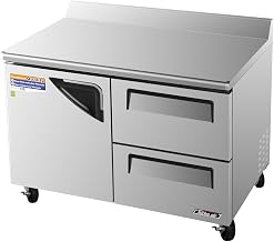TWR48SDD2 12 cu. ft. Super Deluxe Series Worktop Refrigerator with Efficient Refrigeration System Hot Gas Condensate System Stainless Steel Drawers and High Density PU Insulation: Stainless Steel