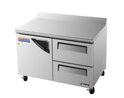 12 cu. ft. Super Deluxe Series Worktop Refrigerator with Efficient Refrigeration System Hot Gas Condensate System Stainless Steel Drawers and High Density PU Insulation: Stainless