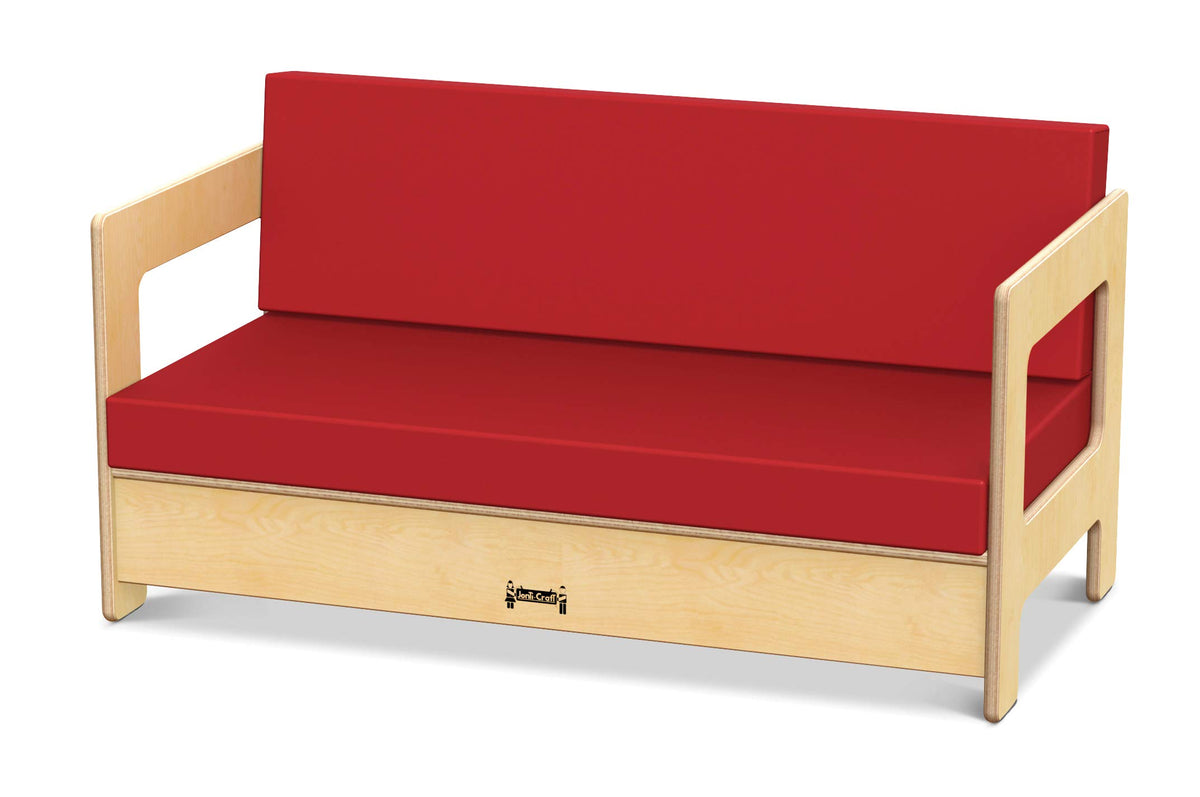 Living Room 4 Piece Set by Jonti-Craft – Onesize, Wood, Red, Pack of 4, Model 0380JC