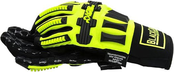 Non-DEHP High-Impact High-Visibility Gloves Feature a DuPont Kevlar® Lining - Large