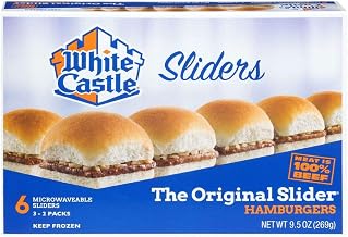 White Castle Hamburger The Original Slider, 9.5 Ounce - 12 per case.