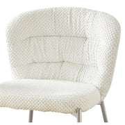 Best Quality Furniture Cream / Silver / 19" Side Chair / Modern, Chic, Transitional, Contemporary Chairs