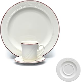 Homer Laughlin 6151613 Lydia Maroon 5.5 Saucer - 36 / CS
