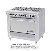 Master Series Heavy Duty 34" Gas Range with (6) by Garland – Stainless Steel, Model MST43S-E