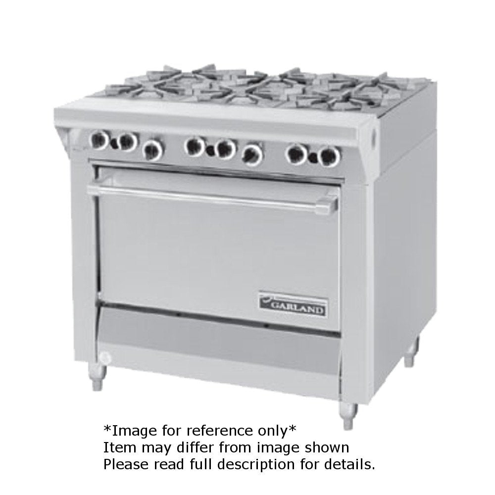 Master Series Heavy Duty 34" Gas Range with (6) by Garland – Stainless Steel, Model MST43T-E