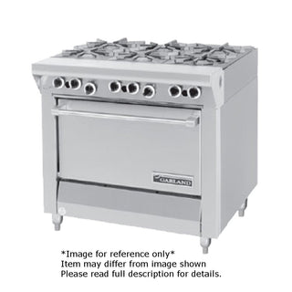 Master Series Heavy Duty 34" Gas Range with (6) by Garland – Stainless Steel, Model MST43T-E