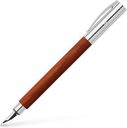 Faber-Castell Ambition Fountain Pen, Pearwood Brown - Broad