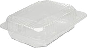 Dart C26UT1 7 in Sm Oblong Clear Hinged Container, 7 X 6 in (Case of 250)