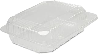Dart C26UT1 7 in Sm Oblong Clear Hinged Container, 7 X 6 in (Case of 250)