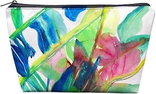 PC1123 8.5 x 6 in. Pink Palms Pouch