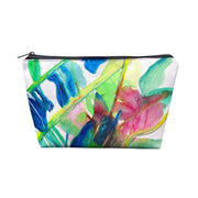 8.5 x 6 in. Pink Palms Pouch by Betsy Drake – 8.5 x 6 inches, Pink, Model PC1123