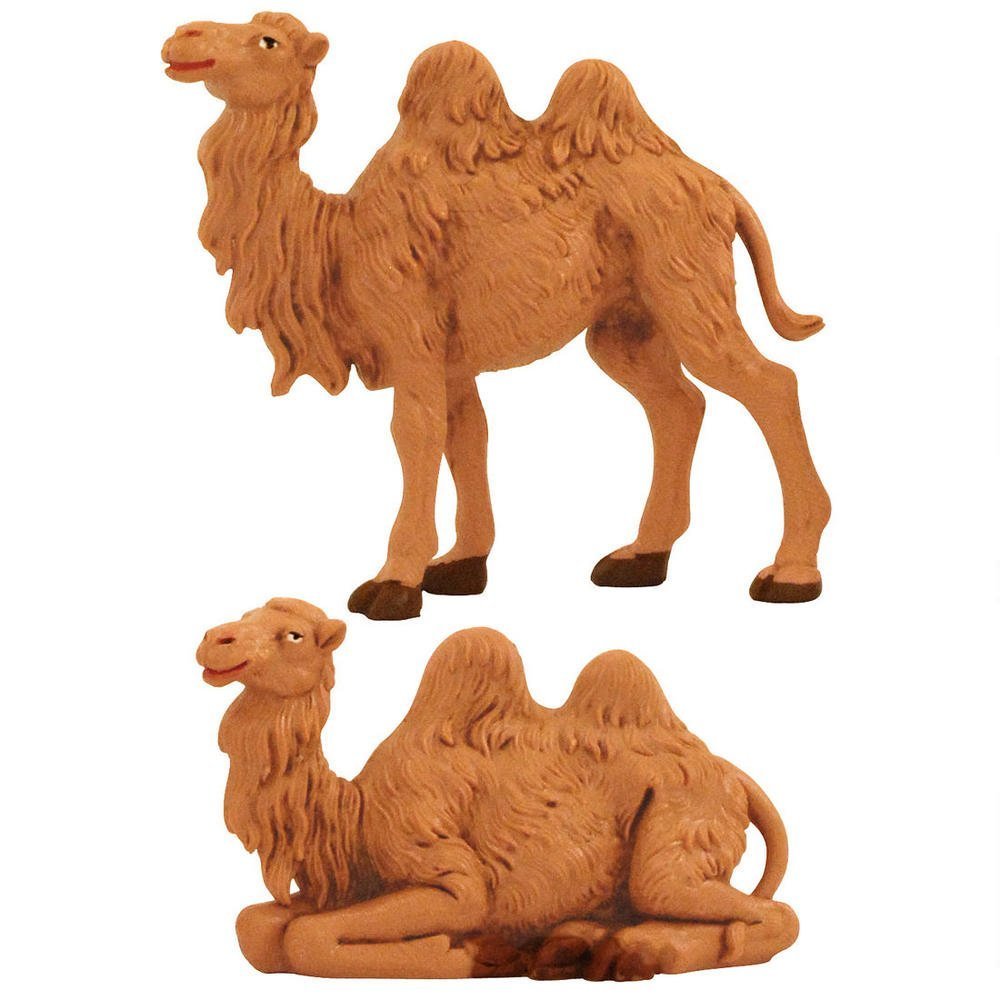 Camel Figurines 3.5 Inch Scale by Fontanini – 3.5 inches, Polymer, Brown, Model 550170