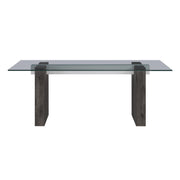4238 Dining Table by Global Furniture USA – Engineered Wood, Brown, Model AMZ-D4238DT