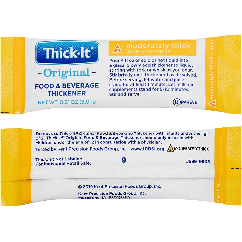 Original Thickener Packets by Thick-It – 0.21 Ounce (Pack of 25), Model J599-LE800-E