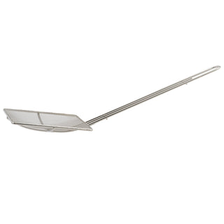 Square Mesh Skimmer by Winco – 6.75", nickel-plated, Silver, Model SCF-6S
