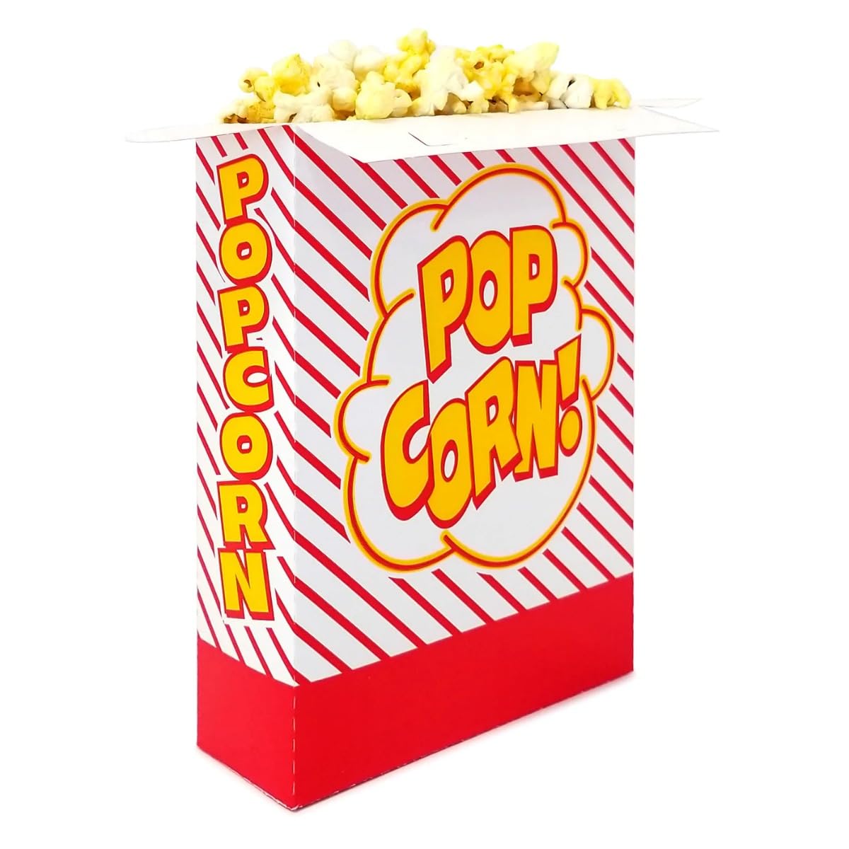 8E Popcorn Boxes by Gold Medal – One Size, Red and White, Model 2269SP