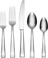 Oneida Monolith 20-Piece 18/0 Silverware Set for 4, Flatware | mirror finish, dishwasher safe | includes knives, forks, and spoons | cutlery set for kitchen and dining