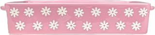 10 Strawberry Street Daisy Rectangular Baker, Pink
