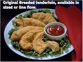 Brakebush Original Select Breaded Sized Chicken Breast Tenderloin, 10 Pound -- 1 each.