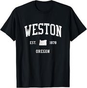 Weston OR Vintage Athletic Sports JS01 T-Shirt