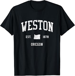 Weston OR Vintage Athletic Sports JS01 T-Shirt