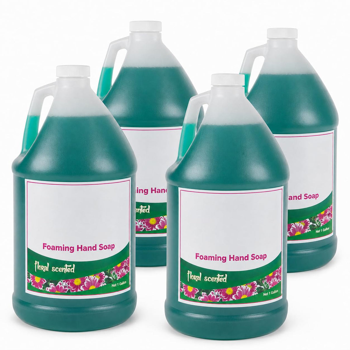 1 Gallon Ready-to-Use Foaming Hand Soap by Glownary – 1 Ounce (Pack of 1), Amber, Model Amber Ready-to-use Liquid Antibacterial Hand Soap