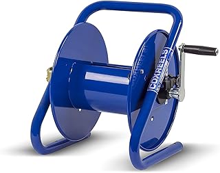 COXREELS Caddy-Mount Hose Reel - Model 112-3-100-CM - ⅜ ID - 100 Inch Length - Hose Not Included - Blue