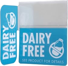 Shelf Talkers with Flag Dairy Free - 2 1/2"L x 3"H, 25 per Pack