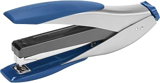 Swingline Stapler, SmartTouch Desktop Stapler, Reduced Effort, 25 Sheets, Full Strip, Silver/Blue (S7066525)