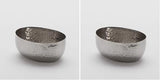 American Metalcraft HS4 Stainless Steel Sauce Cup, Hammered, Oval, 4-Ounces (Pack of 2)