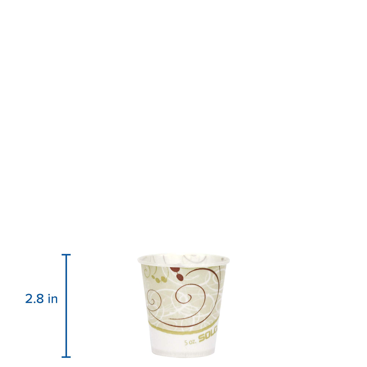 SOLO Cup Company R53SYMCT Paper Water Cups – Waxed, 5 oz (Case of 3,000)