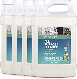 ECOS Earth Friendly Products Proline PL9706/04 Orange Plus RTU All-Purpose Cleaner-Degreaser, 1 gallon Bottles (Case of 4)