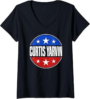 Women's Curtis Yarvin for President 2028 V-Neck T-Shirt