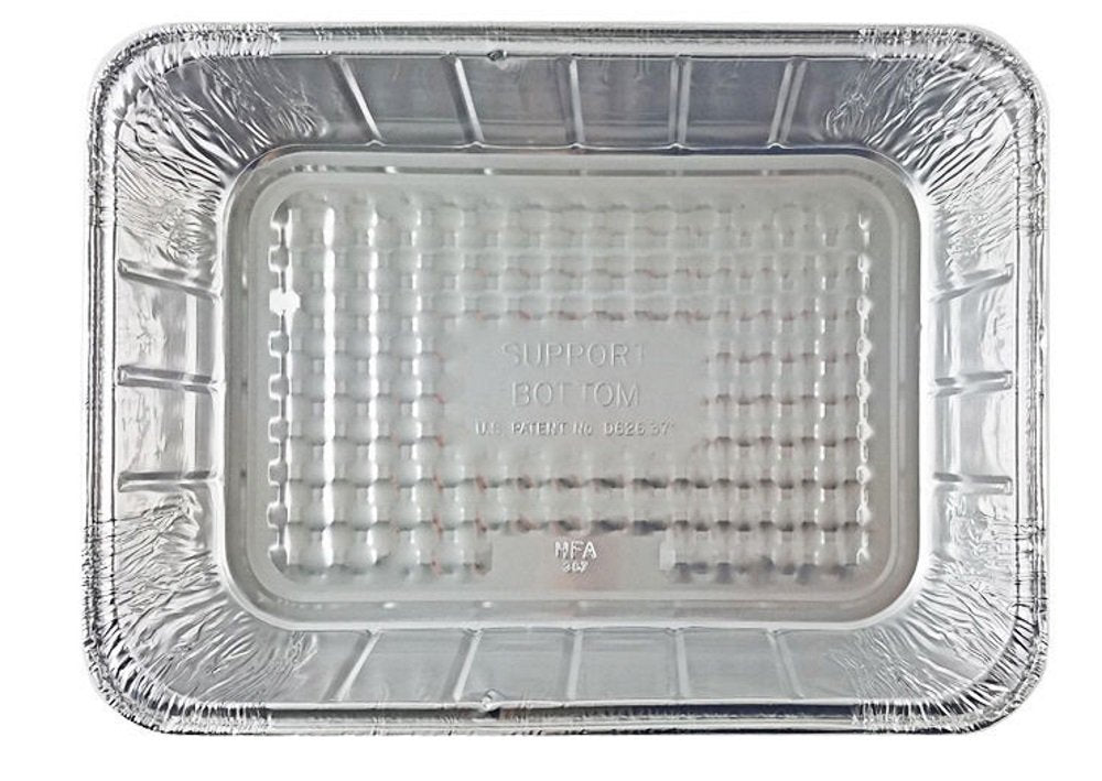14 x 10 x 3 Deep Oblong Lasagna Casserole Bbq Aluminum Pan (pack of 10) by Handi-Foil – 14 x 10 x 3, 177 fluid_ounces, Aluminum, Silver