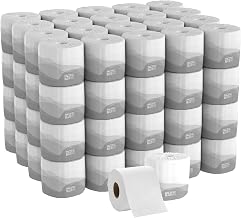 Georgia-Pacific Pacific Blue Basic 2-Ply Embossed Toilet Paper,19880/01, 550 Sheets Per Roll, 80 Rolls Per Case