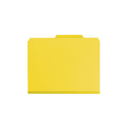 SMEAD Yellow / 1 / 10 Count (Pack of 1) Top Tab Classification Folders
