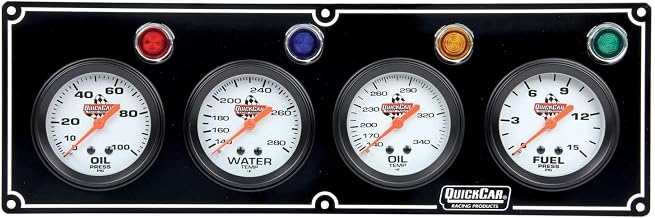 QuickCar Racing Products 61-6721 4 Gauge Panel