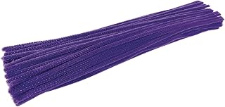 Colorations Purple Chenille Stems Pipe Cleaners, Pack of 100, Arts & Crafts