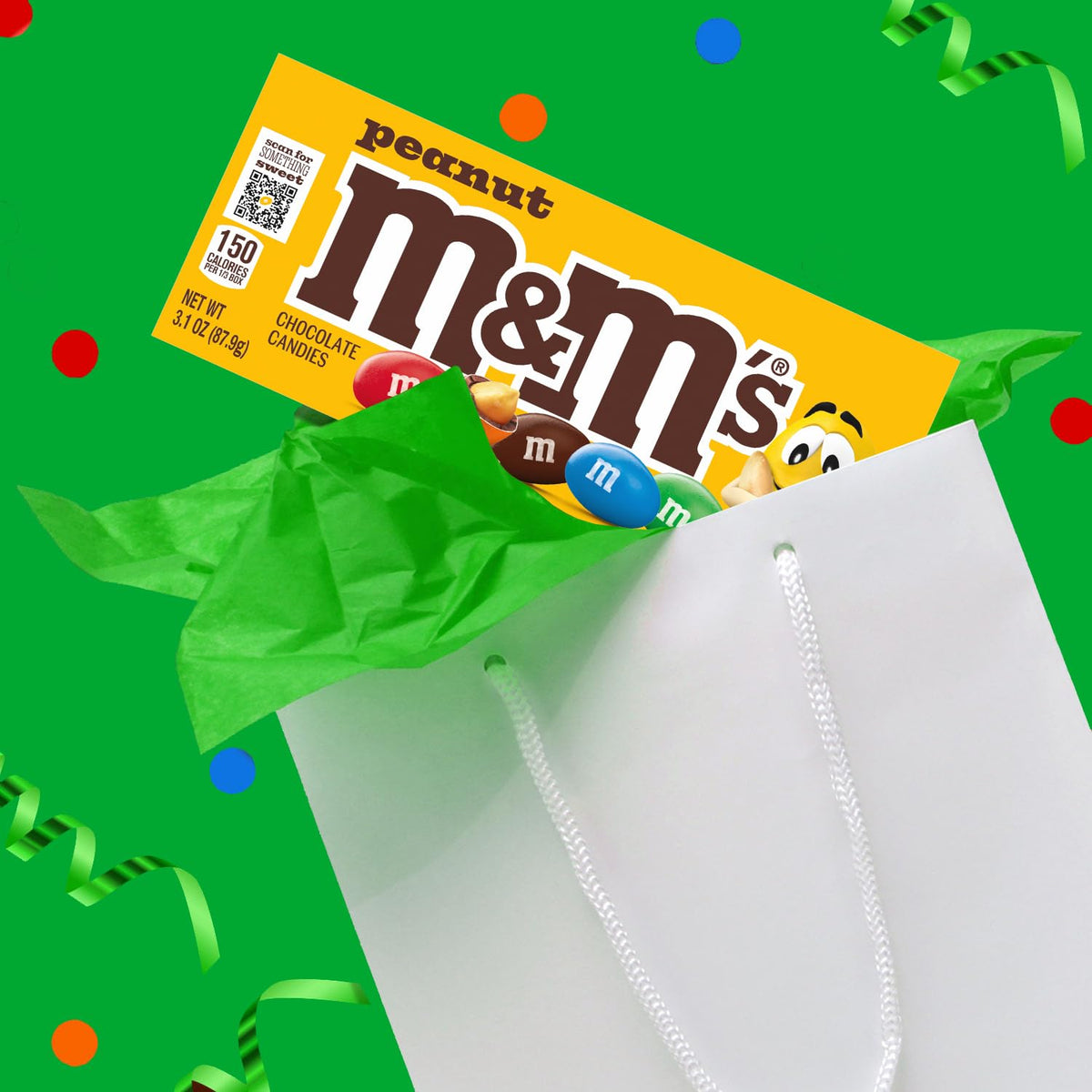 Peanut Chocolate Candy Movie Theater Box 3.1 Ounce (Pack of 12) by M&M's – 3.1 Ounce (Pack of 12), Pack of 12, Model 10040000497537