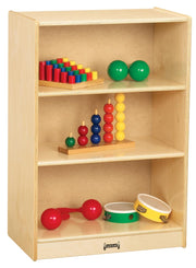 Small Single Storage Unit by Jonti-Craft – 24" W x 15" D x 35.5" H, Birch Plywood, Black, Model 0450JC