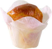 PacknWood 209CPSL2B Lotus Liners,Lotus White Silicone Baking Cup Liner, Paper Baking Cupcake Lotus,(4 oz, 2.75" x 1.9") - Case of 100