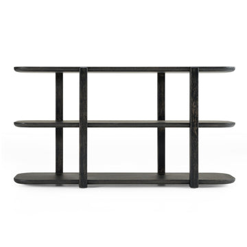 Noah - Modern Dark Brown Bookshelf by Limari Home – Wood, Brown, Model LIM-82917