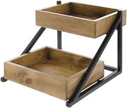Cal-Mil 3448-99 Merchandiser, 12" Height, 16.5" Width, 15.5" Length, Madera