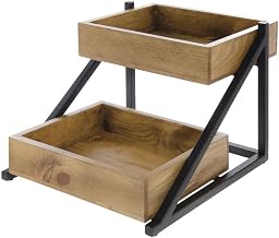 Cal-Mil 3448-99 Merchandiser, 12" Height, 16.5" Width, 15.5" Length, Madera