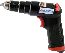 Global Industrial 3/8" Drive Reversible Air Drill, 2200 RPM