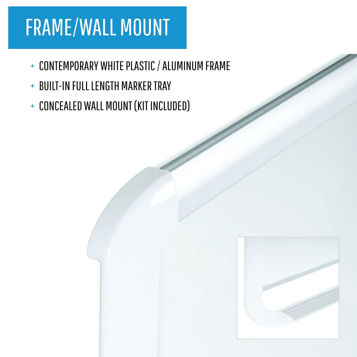 MasterVision White / 48"W x 36"H / Lacquered Steel Dry Erase Boards