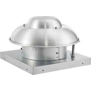 Aluminum Roof Axial Exhaust Fan by Global Industrial – Aluminum, Silver, Model RMD12