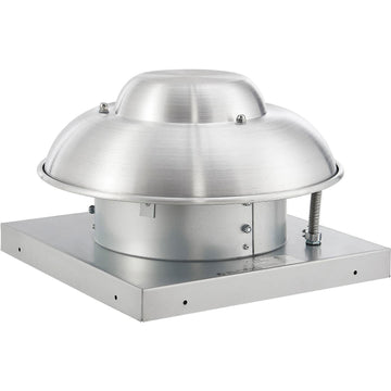Aluminum Roof Axial Exhaust Fan by Global Industrial – Aluminum, Silver, Model RMD12