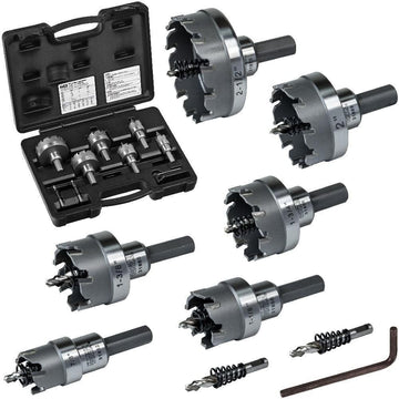 Master Electricians Hole Cutter Kit by KLEIN TOOLS – Stainless Steel, Black, Model 31873